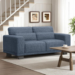 89" Sofa, 3 Seater Couch for Living Room, Modern Sofa with Deep Seats Supportive Cushion and Wide Armrests, Easy to Clean with Removable Covers, Linen Fabric, Beige