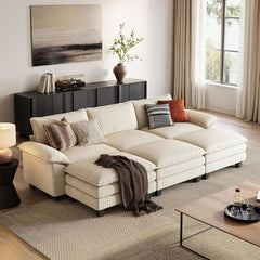 Sectionl Loveset Sof - 90'' Oversized Corduroy Cloud Couch Soft Modern Comfy Green Loveset Couch Deep Set Couches for Living Room Bedroom prtment Office, Green