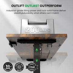 Electric Standing Desk Adjustable - 48 X 24 Inch Sit Stand up Desk with Cable Management - 3 Memory Preset Adjustable Height Table