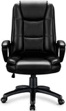 Home Office Chair, 400LBS Big and Tall Computer Chair Heavy Duty Design, Ergonomic High Back Cushion Lumbar Back Support, Adjustable Executive Leather with Armrest