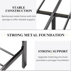 Full Size Bed Frame with Wooden Headboard,Heavy Duty Metal Slats Support Platform,No Box Spring Needed,Rustic Brown