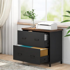 2-Drawer Wood Lateral File Cabinet