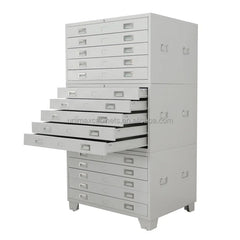 5-Drawer Metal Flat File Cabinet