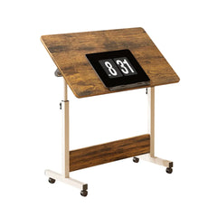 Height Adjustable Foldable Desk with Wheels