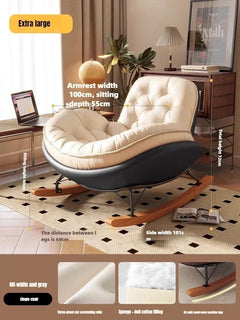 Modern Honeycomb Rocking Chair