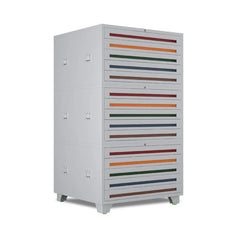 5-Drawer Metal Flat File Cabinet