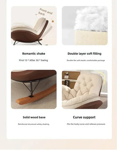 Modern Honeycomb Rocking Chair