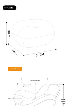 Modern Honeycomb Rocking Chair