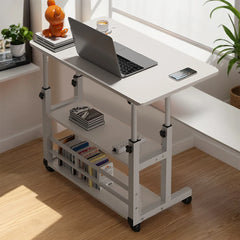 Height Adjustable Rolling Laptop Desk