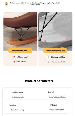 Modern Honeycomb Rocking Chair