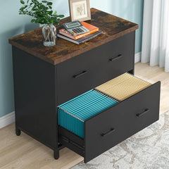 2-Drawer Wood Lateral File Cabinet