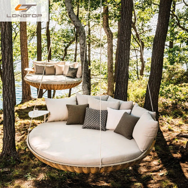 Outdoor Rattan Hammock Swing Chair