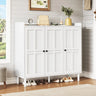 3-Door Shoe Cabinet with Adjustable Shelves