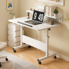 Height Adjustable Foldable Desk with Wheels