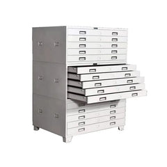 5-Drawer Metal Flat File Cabinet
