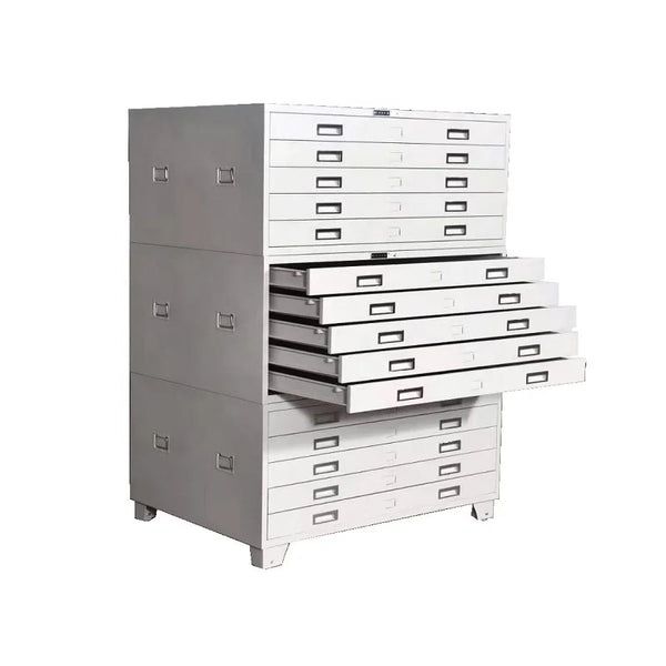 5-Drawer Metal Flat File Cabinet