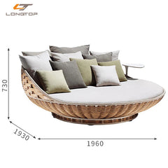 Outdoor Rattan Hammock Swing Chair