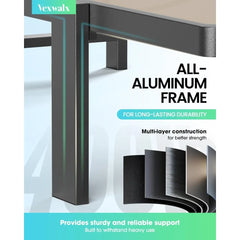 Aluminum Chaise Lounge Chair – 5-Position Recliner