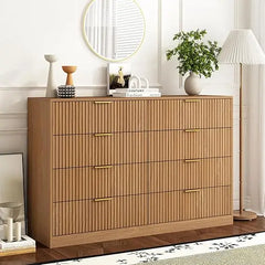 Mid-Century Wooden 8-Drawer Dresser – 55" Wide