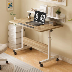Height Adjustable Foldable Desk with Wheels