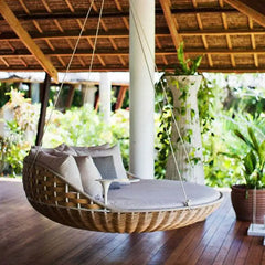 Outdoor Rattan Hammock Swing Chair