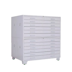5-Drawer Metal Flat File Cabinet