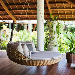 Outdoor Rattan Hammock Swing Chair