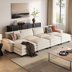 Sectionl Loveset Sof - 90'' Oversized Corduroy Cloud Couch Soft Modern Comfy Green Loveset Couch Deep Set Couches for Living Room Bedroom prtment Office, Green