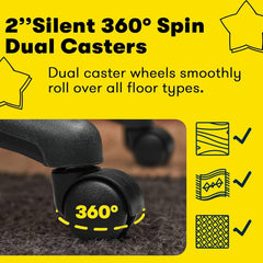 Home Office Chair, 400LBS Big and Tall Computer Chair Heavy Duty Design, Ergonomic High Back Cushion Lumbar Back Support, Adjustable Executive Leather with Armrest