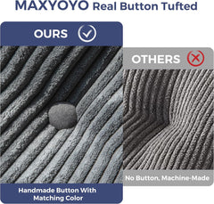 Folding Sofa Bed, Convertible Sleeper Chair with Pillow Foldable Mattress with Back Support, Portable Fold Out Chair Bed Comfy Floor Sofa Lounge for Living Room Bedroom, Dark Grey, Single